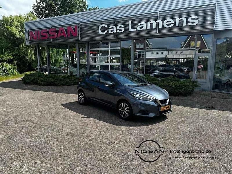 Grijs Gebruikt 2018 Nissan Micra Acenta Hatchback | € 10.950 (Eerlijke prijs) - Afbeelding 1/4