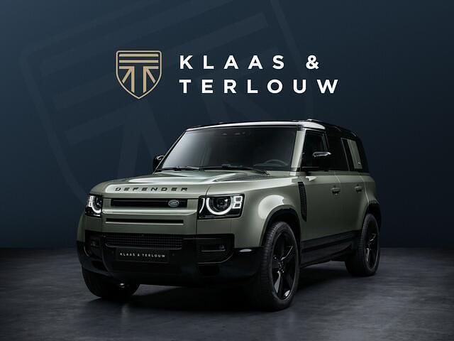 Groen (metallic) Occasion 2025 Land Rover Defender Black Edition SUV | € 106.900 (Iets duurder) - Afbeelding 1/4