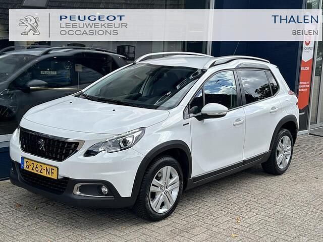Wit Occasion 2019 Peugeot 2008 Signature Sky SUV | € 12.450 (Eerlijke prijs) - Afbeelding 1/4