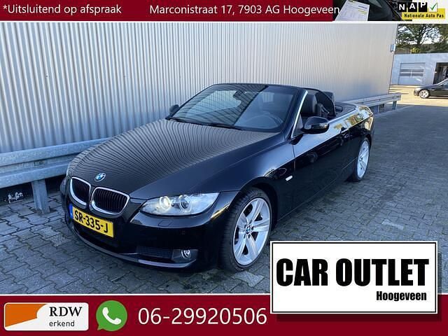 Zwart Occasion 2010 BMW 320 Cabriolet Executive Cabriolet | € 11.450 (Eerlijke prijs) - Afbeelding 1/4