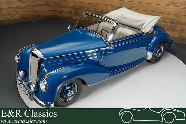 Blauw Gebruikt 1951 Mercedes 220 Cabriolet | € 99.950 - Afbeelding 1/4