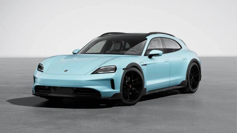 Frozenblauw metallic Gebruikt 2024 Porsche Taycan Cross Turismo Sedan | € 124.950 - Afbeelding 1/4