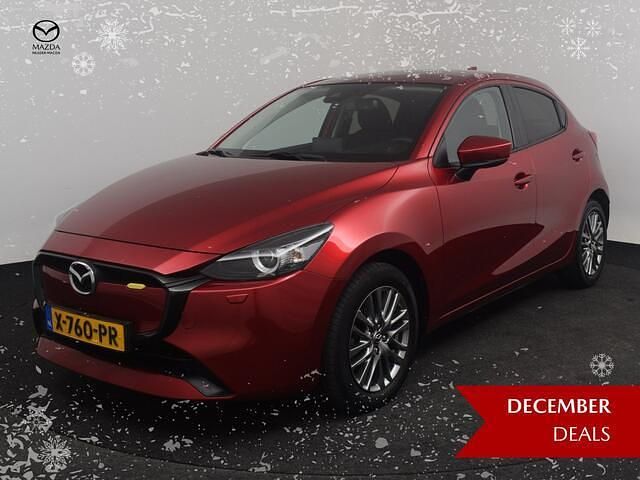 Rood Occasion 2023 Mazda 2 Exclusive-Line Hatchback | € 18.940 (Eerlijke prijs) - Afbeelding 1/4