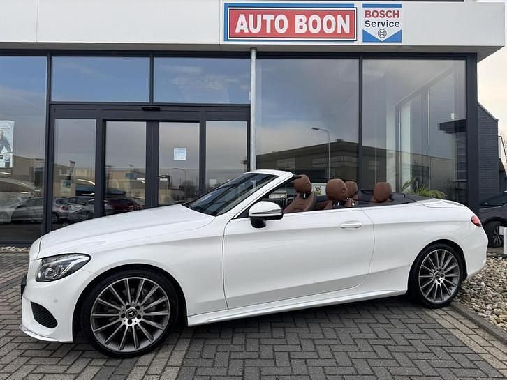 Occasion Mercedes C180 AMG 157 PK (115 kW) 2018 Wit Cabriolet