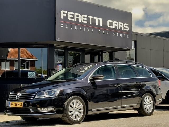 Zwart Gebruikt 2011 VW Passat Comfortline Stationwagen | € 5.900 (Eerlijke prijs) - Afbeelding 1/4