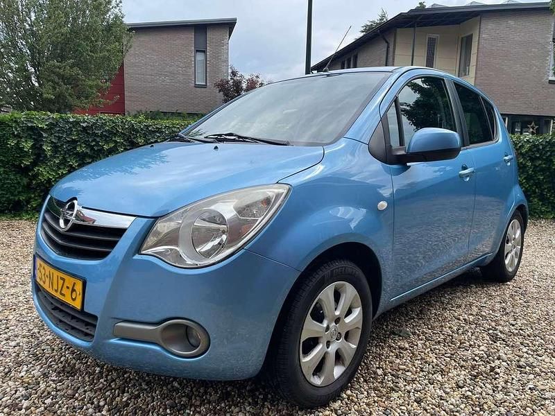 Blauw Gebruikt 2010 Opel Agila Edition Hatchback | € 2.975 (Eerlijke prijs) - Afbeelding 1/4