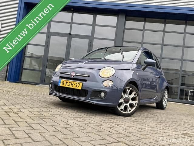 Blauw Gebruikt 2013 Fiat 500S Hatchback | € 4.450 (Eerlijke prijs) - Afbeelding 1/4