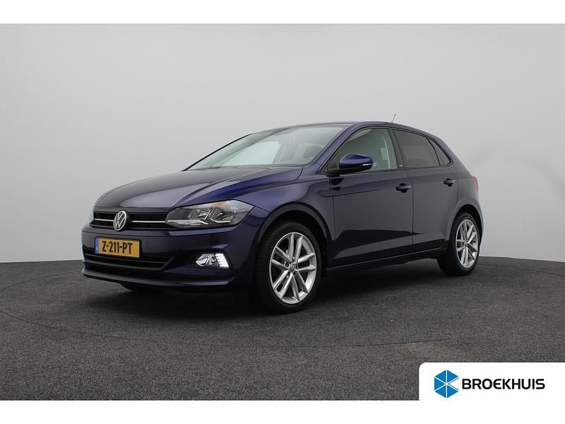 Blauw Gebruikt 2021 VW Polo Highline Hatchback | € 17.395 (Eerlijke prijs) - Afbeelding 1/4