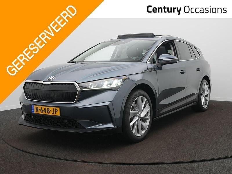 Grijs Gebruikt 2021 Skoda Enyaq iV SUV | € 28.795 (Eerlijke prijs) - Afbeelding 1/4