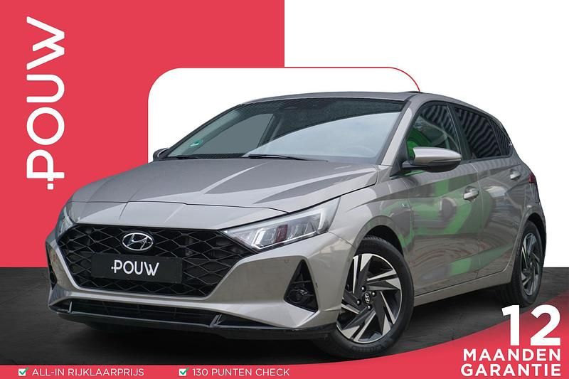 Grijs Occasion 2021 Hyundai i20 Premium Hatchback | € 16.900 (Eerlijke prijs) - Afbeelding 1/4
