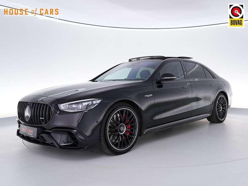 Zwart (metallic) Gebruikt 2024 Mercedes S63 AMG AMG Sedan | € 189.995 - Afbeelding 1/4