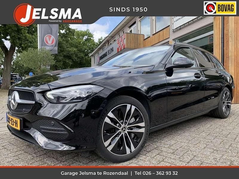 Zwart Gebruikt 2023 Mercedes C300e Business Stationwagen | € 33.900 (Super prijs) - Afbeelding 1/4