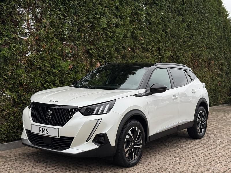 Wit Gebruikt 2021 Peugeot 2008 GT-line SUV | € 21.890 (Eerlijke prijs) - Afbeelding 1/4