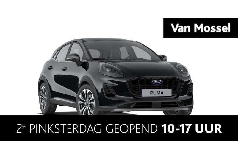Zwart Nieuw 2024 Ford Puma Titanium Coupé | € 30.970 (Super prijs) - Afbeelding 1/4