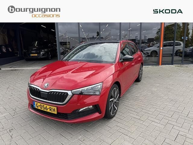 Rood Gebruikt 2019 Skoda Scala Business Line Hatchback | € 18.450 (Eerlijke prijs) - Afbeelding 1/4