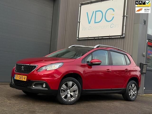 Rood Gebruikt 2018 Peugeot 2008 SUV | € 10.750 (Goede deal) - Afbeelding 1/4