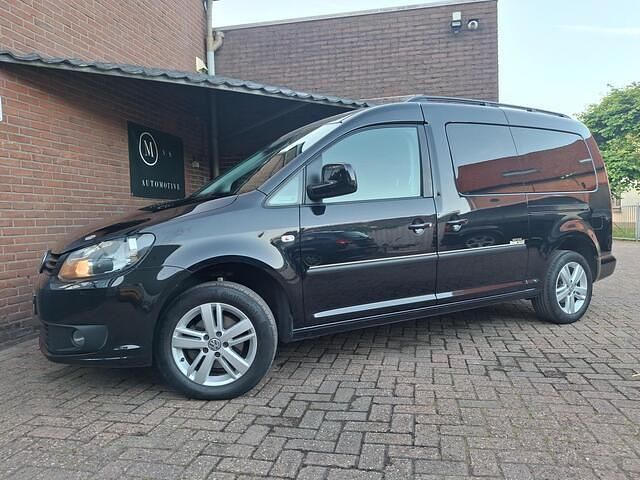 Zwart Gebruikt 2011 VW Caddy Maxi Highline MPV | € 12.840 (Goede deal) - Afbeelding 1/4
