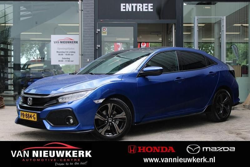Blauw Gebruikt 2017 Honda Civic Sport Plus Hatchback | € 18.500 (Eerlijke prijs) - Afbeelding 1/4