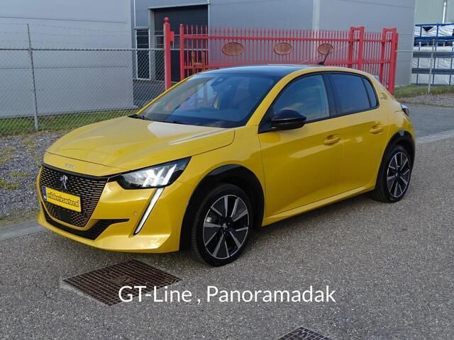 Occasion Peugeot e-208 GT-line 136 kW (185 PK) 2020 Geel Hatchback