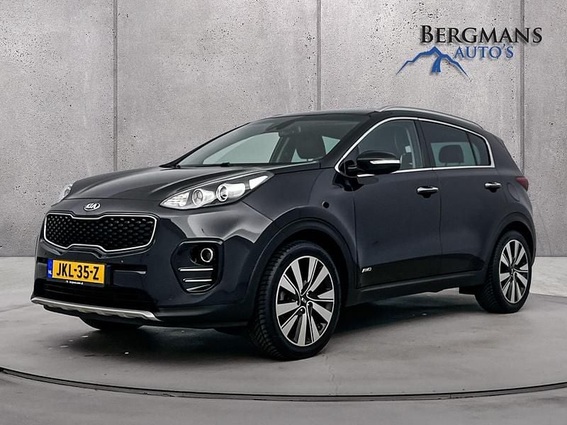 Zwart Gebruikt 2017 Kia Sportage GT-Line SUV | € 22.400 (Goede deal) - Afbeelding 1/4