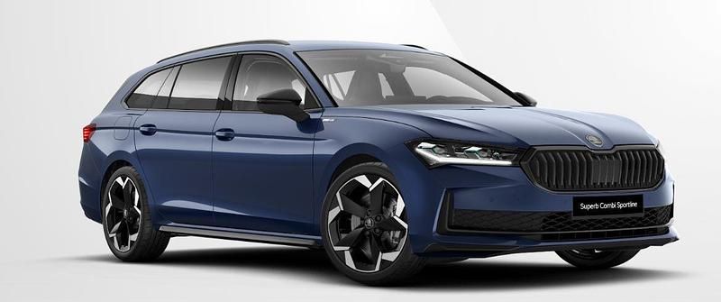 Blauw Gebruikt 2025 Skoda Superb Business Line Stationwagen | € 48.950 - Afbeelding 1/1