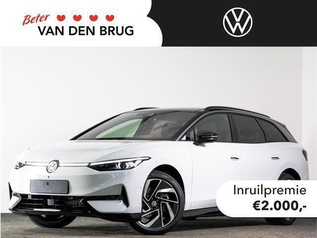 Wit, metallic lak Nieuw 2024 VW ID.7 Pro Sedan | € 59.650 (Duur) - Afbeelding 1/4