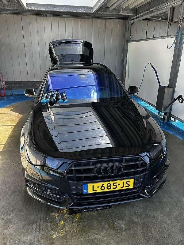 Zwart Gebruikt 2017 Audi A6 S-Line Stationwagen | € 26.500 (Eerlijke prijs) - Afbeelding 1/4