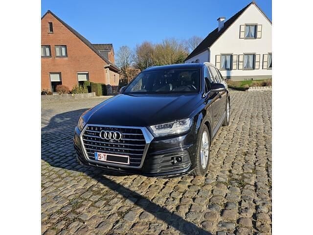 Zwart Gebruikt 2016 Audi Q7 S-Line SUV | € 28.950 (Super prijs) - Afbeelding 1/3