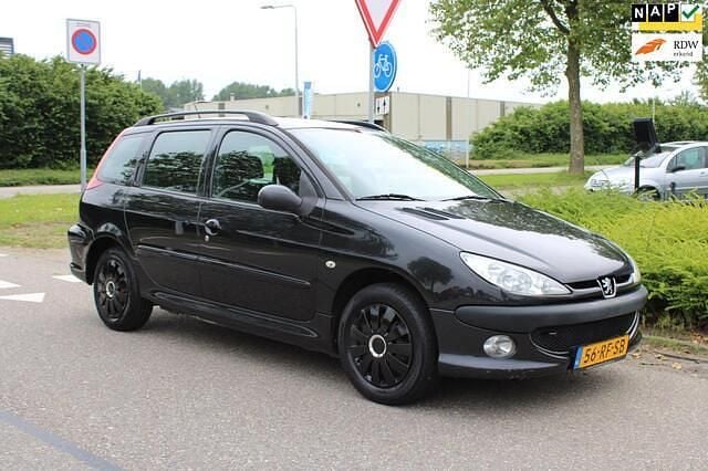 Occasion Peugeot 206 75 PK (55 kW) 2005 Zwart Stationwagen