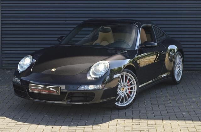 Zwart, metallic lak Gebruikt 2007 Porsche 911 Carrera 4S Cabriolet Cabriolet | € 56.950 (Eerlijke prijs) - Afbeelding 1/4