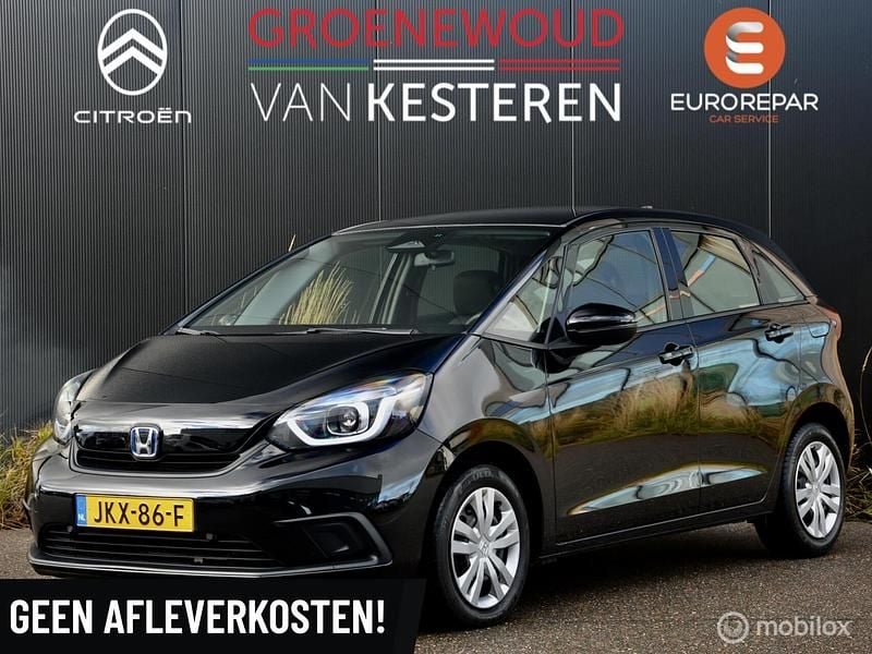 Zwart Occasion 2021 Honda Jazz Comfort Hatchback | € 18.990 (Eerlijke prijs) - Afbeelding 1/4
