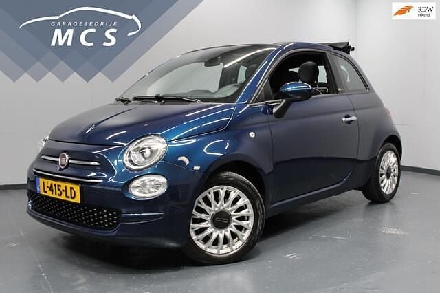Blauw (metallic) Occasion 2020 Fiat 500 Launch Edition Cabriolet | € 12.250 (Goede deal) - Afbeelding 1/4