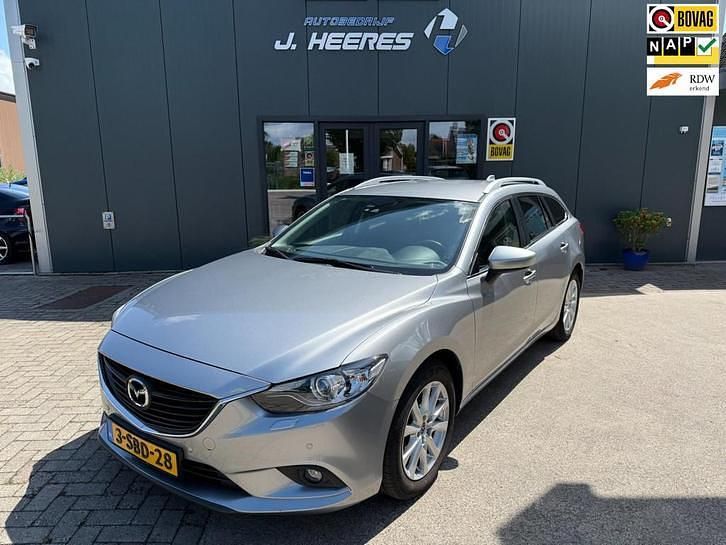 Grijs (metallic) Occasion 2013 Mazda 6 Stationwagen | € 11.950 (Eerlijke prijs) - Afbeelding 1/4