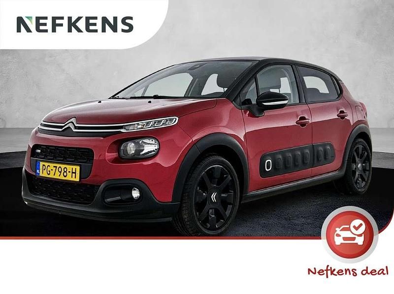 Rood Occasion 2017 Citroën C3 Shine Hatchback | € 9.925 (Iets duurder) - Afbeelding 1/3