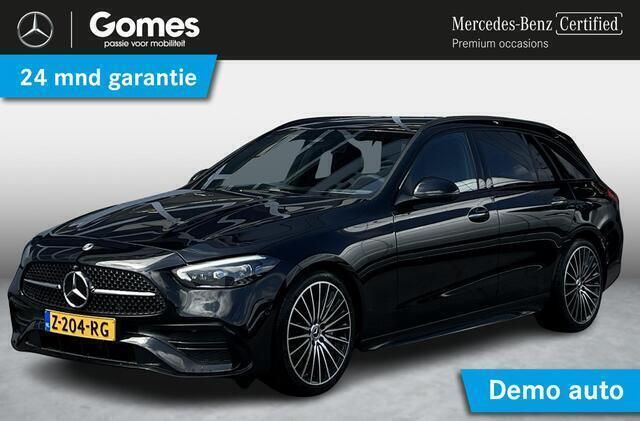 Zwart Gebruikt 2024 Mercedes C180 AMG line Stationwagen | € 56.950 - Afbeelding 1/4