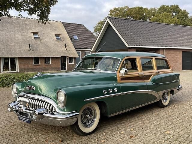 Occasion Buick Super 170 PK (125 kW) 1953 Groen Stationwagen