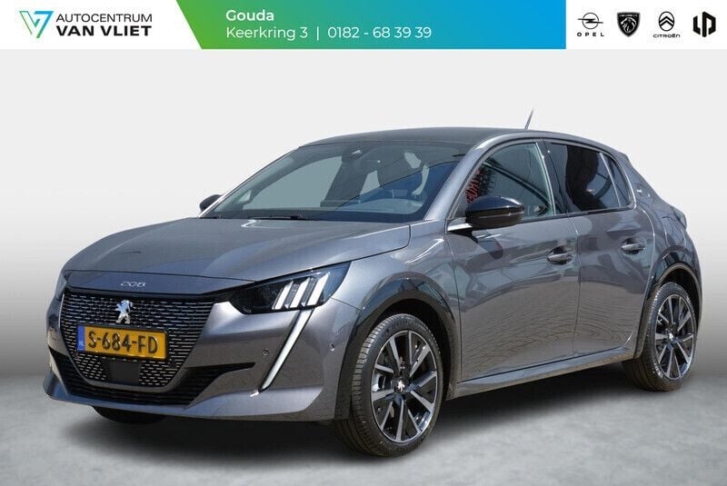 Grijs Gebruikt 2023 Peugeot 208 GT Hatchback | € 21.439 (Eerlijke prijs) - Afbeelding 1/4