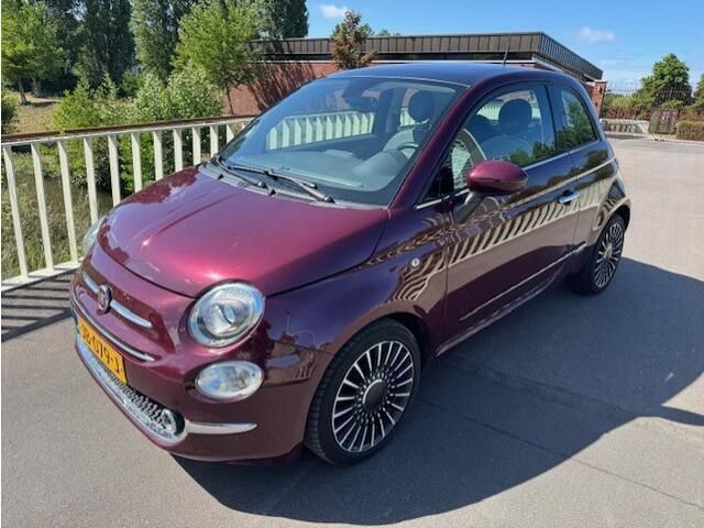 Rood Gebruikt 2016 Fiat 500 Lounge Hatchback | € 6.749 (Eerlijke prijs) - Afbeelding 1/4