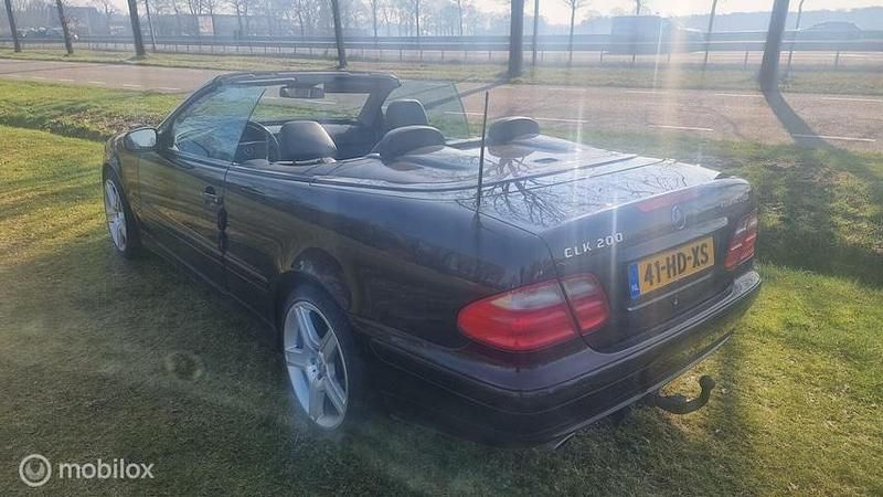 Occasion Mercedes CLK200 Avantgarde 2001 Zwart Cabriolet