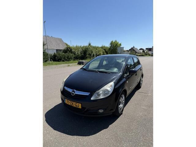 Zwart Gebruikt 2008 Opel Corsa Business Hatchback | € 2.399 (Goede deal) - Afbeelding 1/4