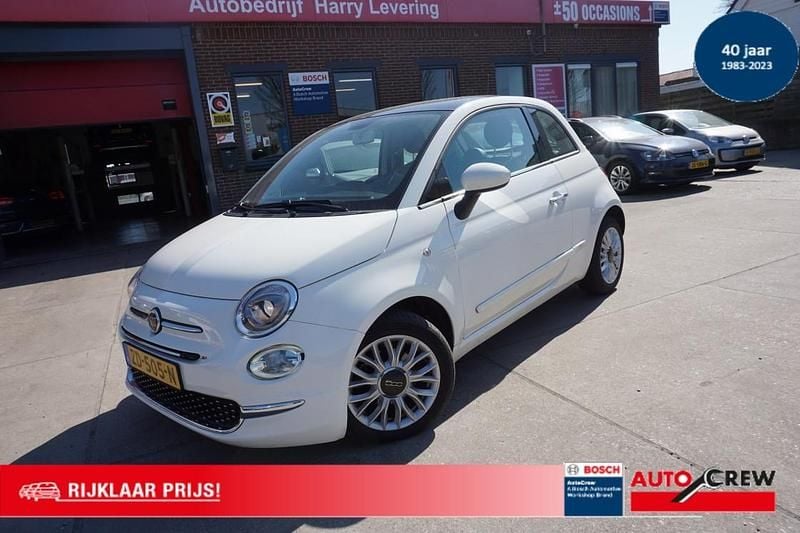 Wit Occasion 2019 Fiat 500 Collezione Hatchback | € 10.950 (Eerlijke prijs) - Afbeelding 1/4