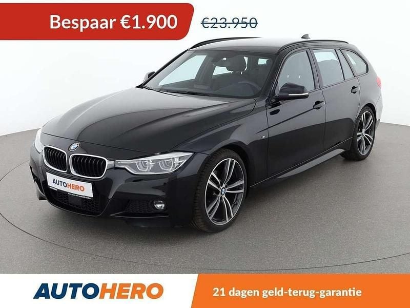 Zwart Gebruikt 2016 BMW 320 M Sport Stationwagen | € 21.649 (Eerlijke prijs) - Afbeelding 1/3