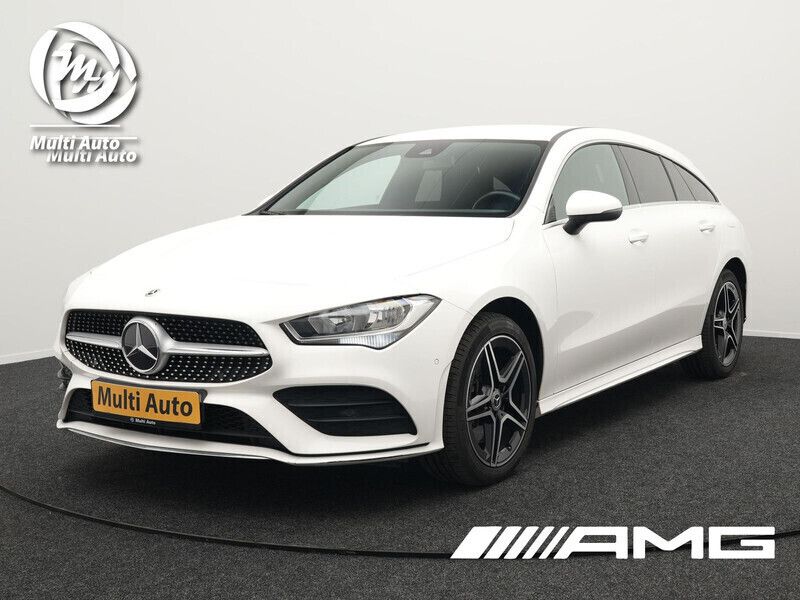 Wit Gebruikt 2021 Mercedes CLA250e Shooting Brake AMG Stationwagen | € 26.740 (Goede deal) - Afbeelding 1/4