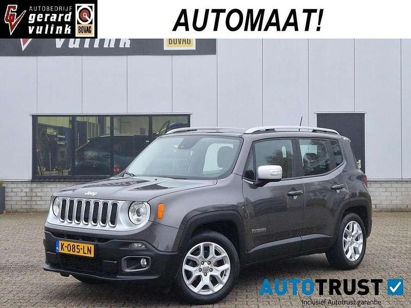 Grijs (metallic) Occasion 2017 Jeep Renegade Limited SUV | € 15.480 (Eerlijke prijs) - Afbeelding 1/4