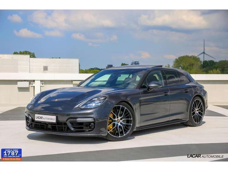 Grijs Gebruikt 2021 Porsche Panamera Turbo S Sport Turismo Sedan | € 134.950 (Goede deal) - Afbeelding 1/4
