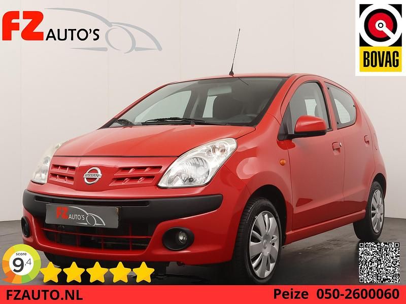 Rood Gebruikt 2010 Nissan Pixo Hatchback | € 3.945 (Eerlijke prijs) - Afbeelding 1/4