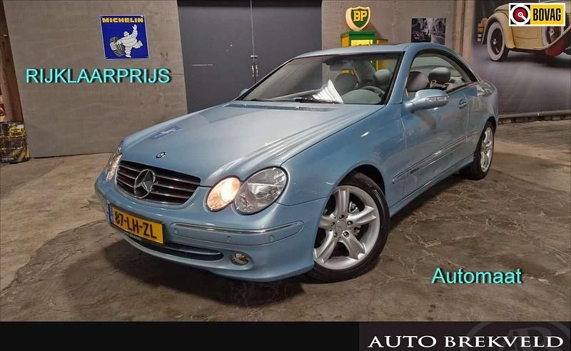 Blauw Gebruikt 2003 Mercedes CLK200 Elegance Coupé | € 7.950 (Eerlijke prijs) - Afbeelding 1/4