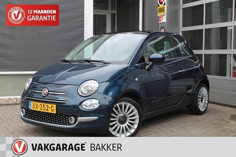 Blauw Gebruikt 2019 Fiat 500 Collezione Hatchback | € 10.999 (Eerlijke prijs) - Afbeelding 1/4