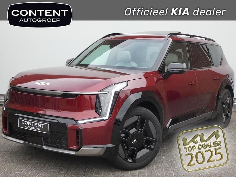 Flare red (rood metallic) Nieuw 2026 Kia EV9 GT-Line SUV | € 73.940 (Super prijs) - Afbeelding 1/4