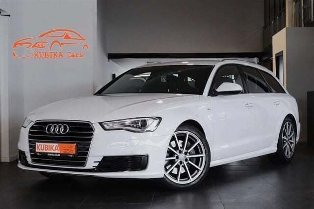 Wit Gebruikt 2015 Audi A6 S-Line Stationwagen | € 20.999 - Afbeelding 1/4